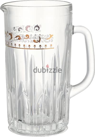 دورق زجاج ايطالي ديكوفر - شفشق زجاج - Decover Jug Duke Gold