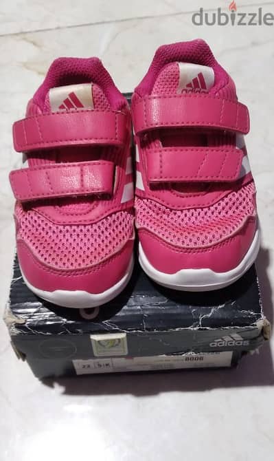 Adidas baby girl shoes size 22
