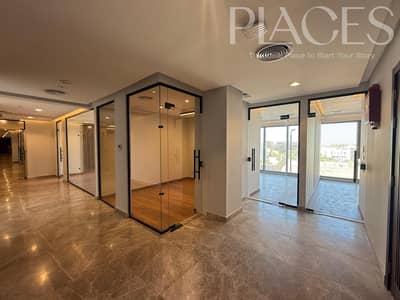 Admin office for rent in a prime location on South 90th Street, fully finished and modern, inside a distinguished administrative building with an area