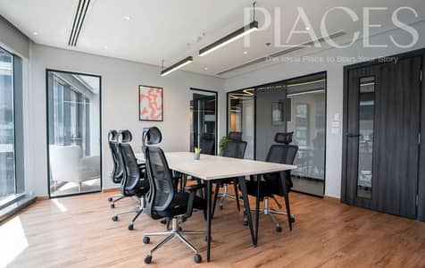 Furnished admin office for rent in a prime location on North 90th Street, fully finished, with an area of ​​650 meters, ready for immediate handover.