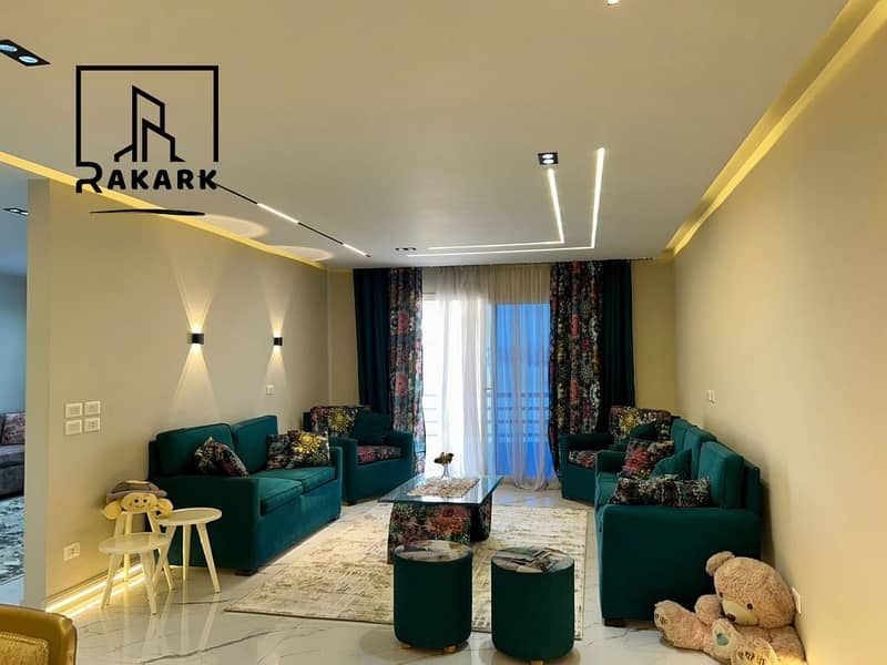 2 Bedrooms 160 sq.M Apartment for rent 45,000 EGP in New Nozha, Cairo