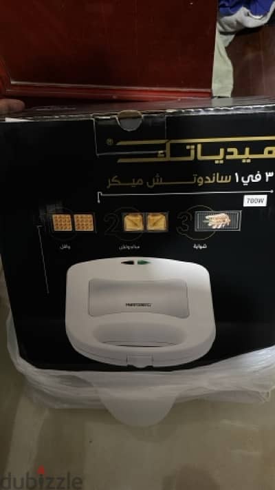 صانعة وافل جديدة لم تستعمل 3x1