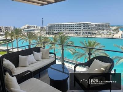 Ultra-super-lux chalet for sale, ready for immediate occupancy, at a bargain price for a limited time in Marassi (Marina 2) - North Coast