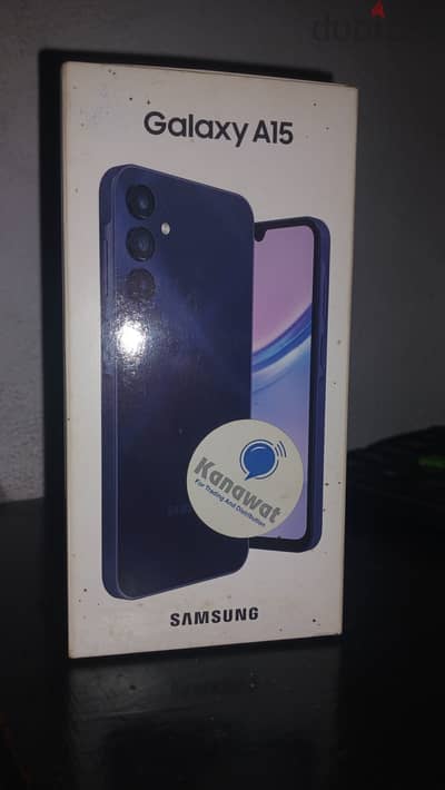 هاتف Galaxy A15 بحالة ممتازة بعلبته وكل مشتملاته