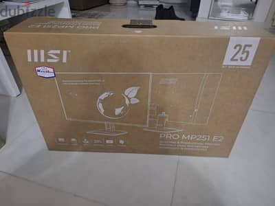 شاشة msi للألعاب 120hz و 1ms كسر زيرو. ضمان سنتين.