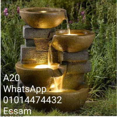 نافوره شلالات صناعيه.  فخامه لا تقاوم