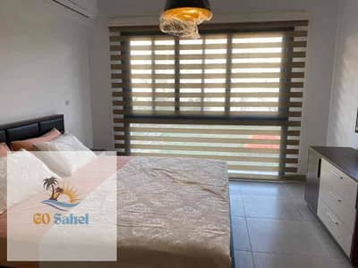 استوديو للبيع بمارينا مراسي ارضي بجاردن على البوول مباشرة