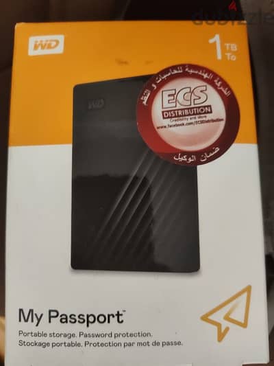 External hard drive WD 1 TB