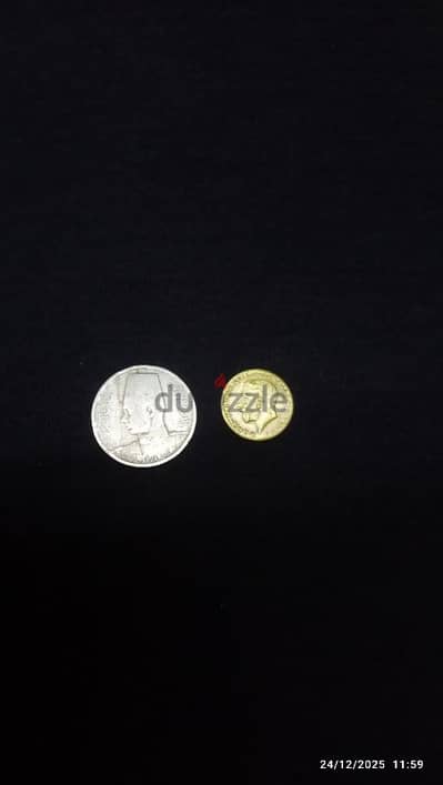 An original and rare British antique  coin of king George V in 1911