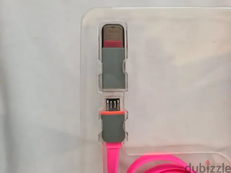 كابل HOCO أصلي 2 في 1 – Micro USB + وصلة Lightning – جديد65175884452483122