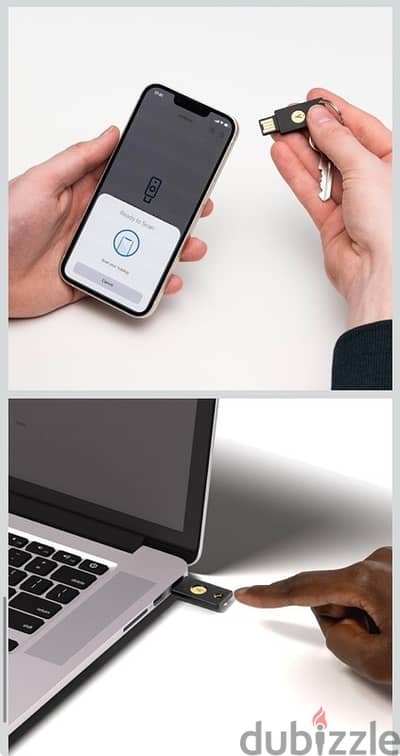 Yubikey 5 يوبيكي 5 مفتاح امان موثوق بعاملي مصادقه