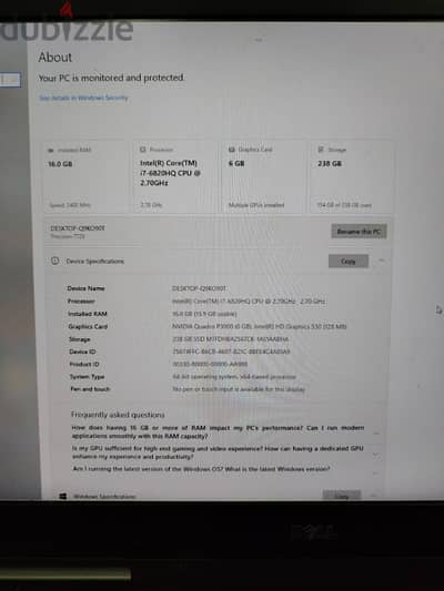 Dell precision 7720