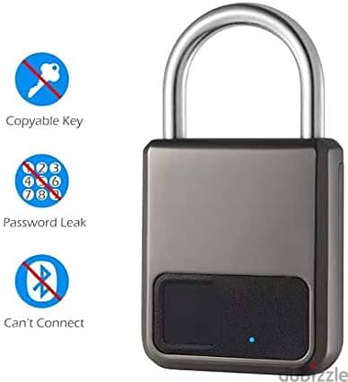 Fingerprint Padlock Smart Padlock Security Padlock USB Rechargeable 2