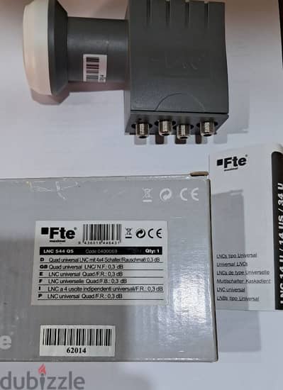 LNB 0.3db FTE أسباني رباعي