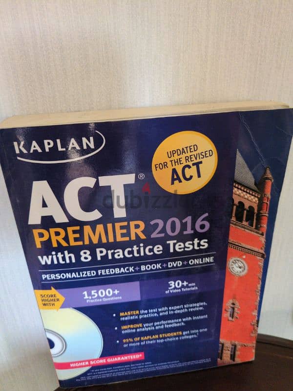 ACT exam prep material: Kaplan, old practice tests 1