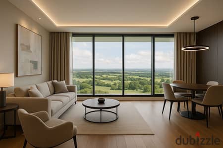(Hot Deal) A 3-bedroom apartment with a stunning view, ready for immediate sale, with a 20% down payment, located in the most prestigious community in