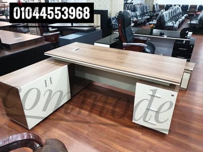 طقم ادراي مكتب مدير مودرن خشب mdf اسباني مستورد مكاتب مديرين اثاث مكتب