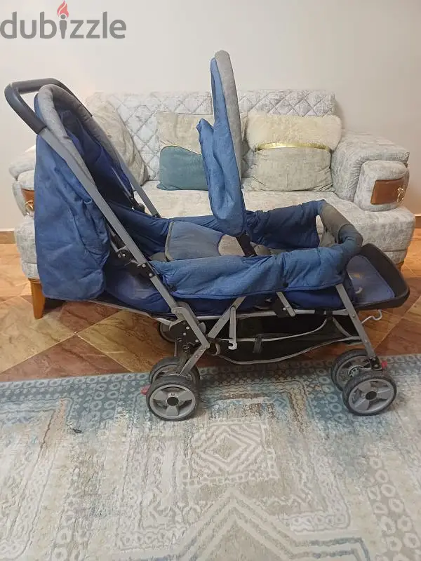 عربة بيبي مزدوجة للتؤام65581048629505123