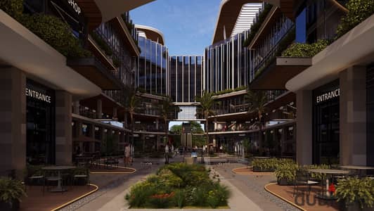 محل للبيع فيSIA Mall اكتوبر علي المحور المركزي دايركت دقيقه من ميدان الحصري بسعر لقطه وانظمه سداد تصل 100شهر Al-Hosary Square 6 October