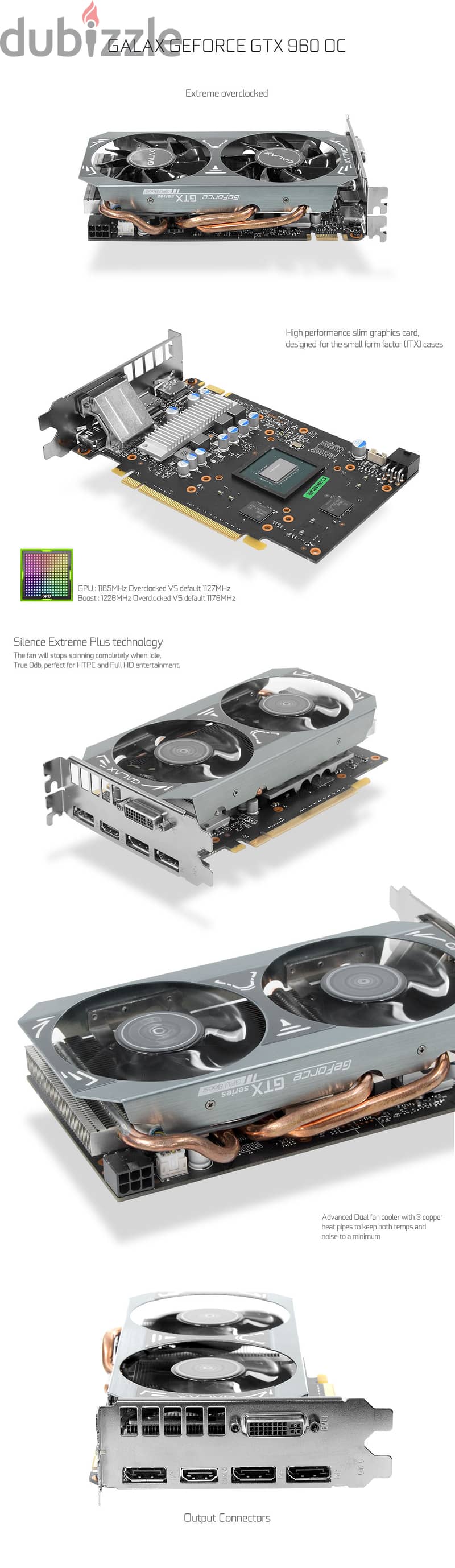 GALAX GTX960 2GB OC 5