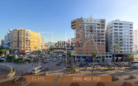 شقة للبيع سموحة ميدان فيكتور عمانويل 220 م