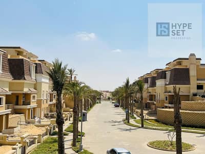 APARTMENT  for sale IN COMPOUND SARAI  PRIME LOCATION NEXT TO MADINTY AND ON THE SUEZ ROAD  with 10% down payment and installments over to  10 years