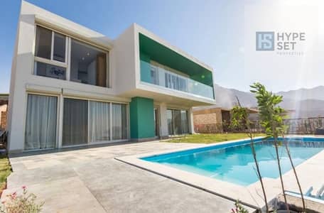 قسط 7 سنوات ! شاليه للبيع تشطيب كامل Sea View في المونت جلاله العين السخنه دقايق من بورتو السخنه و لافيستا | IL Monte Galala - Ain Sokhna
