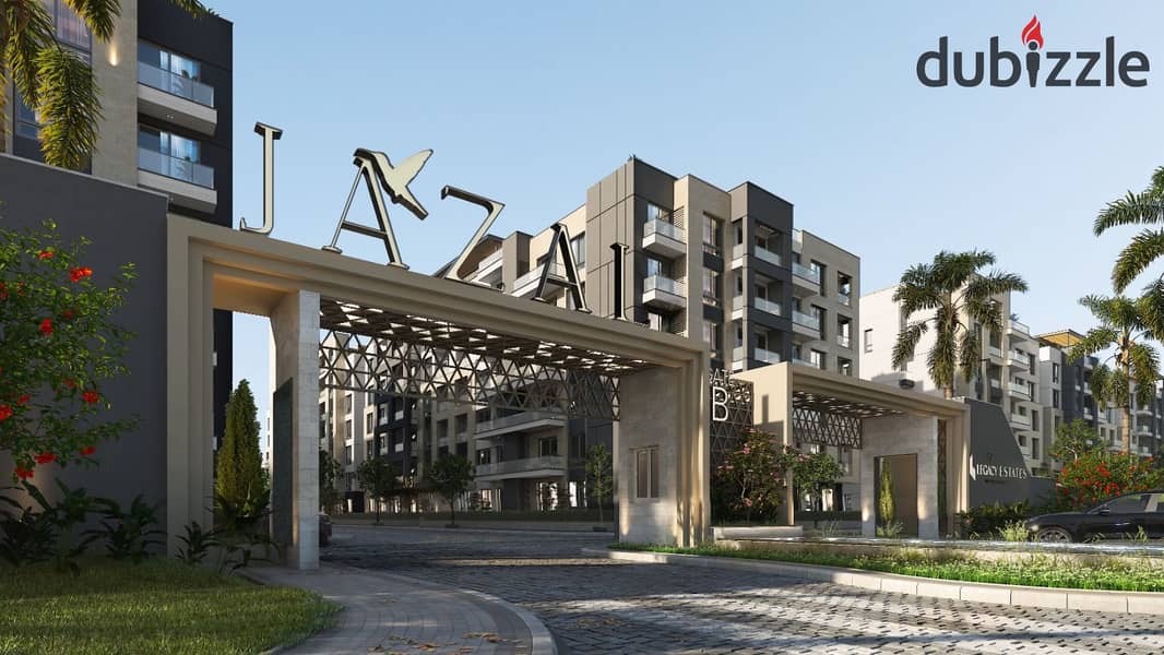 Own a 158 sqm apartment in Jazal Compound Sheikh Zayed 0% down payment ...
