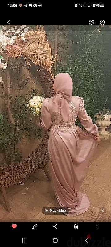 فستان سوراية استخدام مرة واحدة بحالته الأصلية هاند ميد