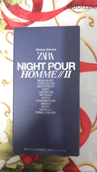 ZARA NIGHT POUR HOMME II EDP 100 ML / 3.38 oz
