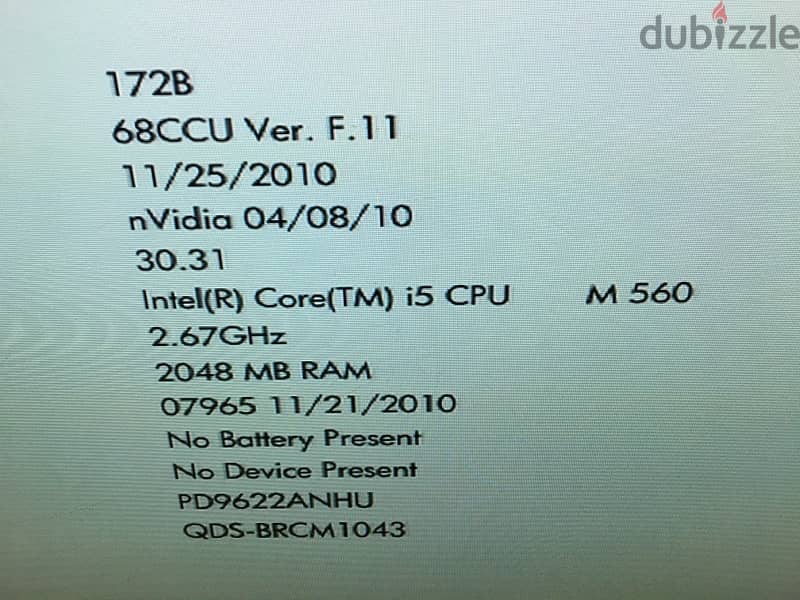 hp  8440p cor i5 2