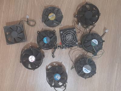 مجموعة من مبردات للمعالجات البوردات sink & fan