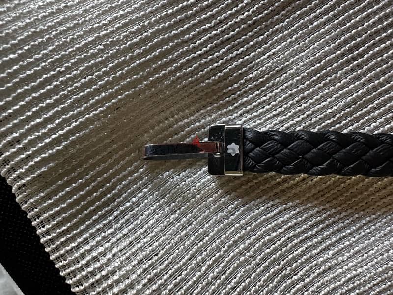 Genuine Montebalnc Leather bracelet 2