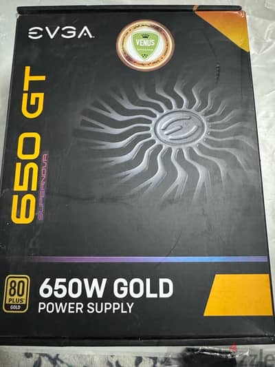 power supply EVGA SuperNOVA 650, 80 Plus Gold 650W power