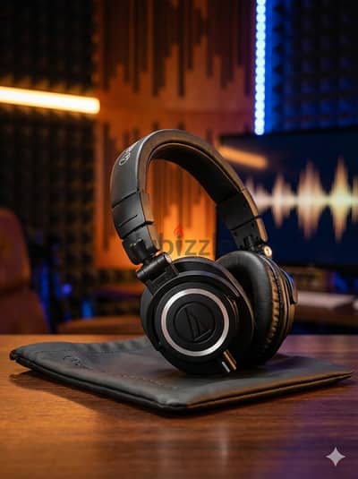 هيدفون مونيتور اوديو تكنيكا m50x ، بنص تمنها