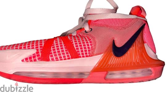 Nike LeBron Witness 7 Men's Basketball Shoes, Neon Orange/Pink, US Siz