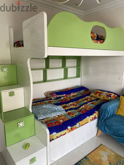 Bunk bed 'almost new' with cover