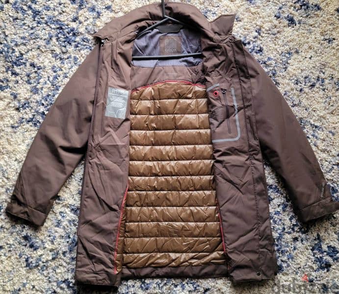 Women's jacket Geox W5421C COFFEE BEAN 2
