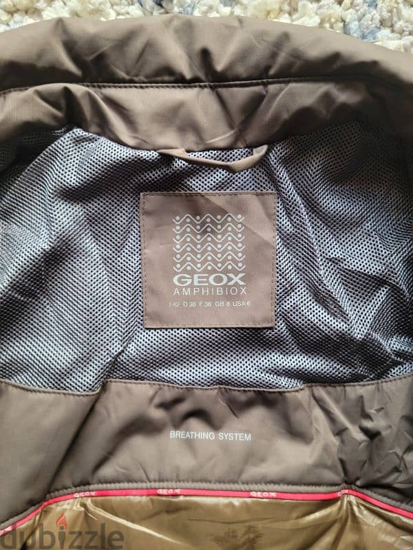 Women's jacket Geox W5421C COFFEE BEAN 3