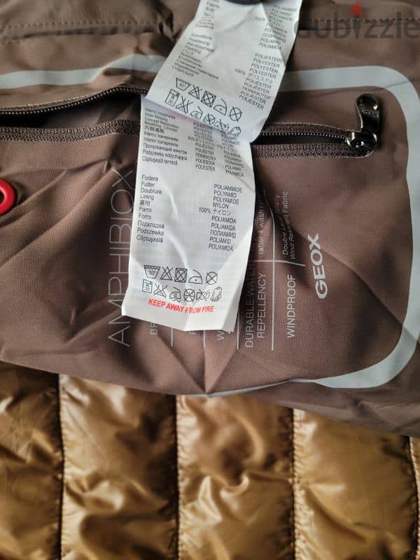 Women's jacket Geox W5421C COFFEE BEAN 5