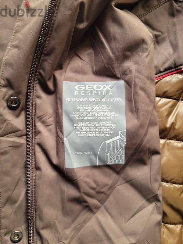 Women's jacket Geox W5421C COFFEE BEAN 6
