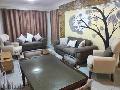 For the owner in front of City Stars, a furnished apartment, first residence, all appliances and amenities.