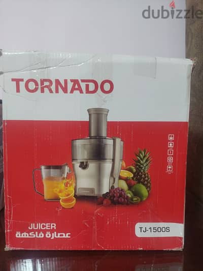 عصّارة TORNADO — موديل TJ-1500S كسر زيرو
