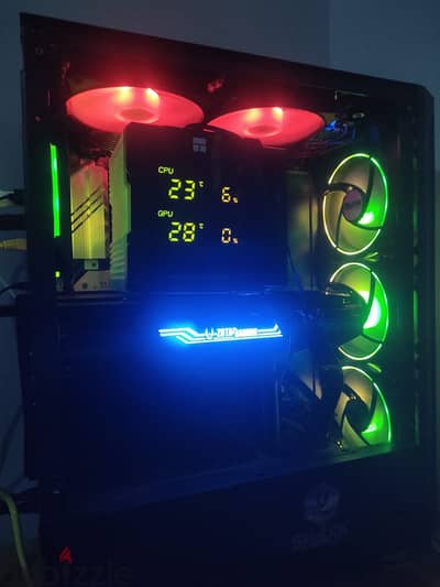 high end pc like new + monitor