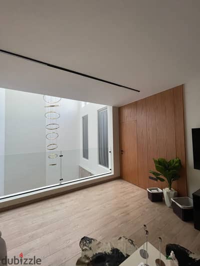 Furnished villa for rent at a special price Townhouse 320m ultra-super-lux finishing 5 bedrooms in Joulz Compound near New Giza Palm Hills and Sheikh