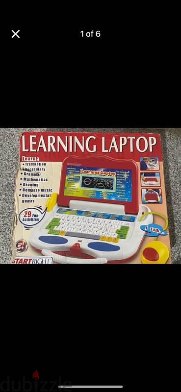 children’s learning laptop