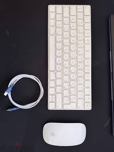 Apple Magic Keyboard 2 + Magic Mouse 2 – حالة ممتازة