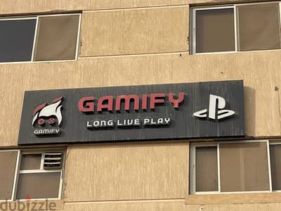 يافطه كلادنج مضيئه بلاستيشن