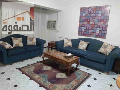 Furnished apartment for rent in New Maadi, Nasr Street, steps from the wireless site, distinguished and upscale location near all brands and services