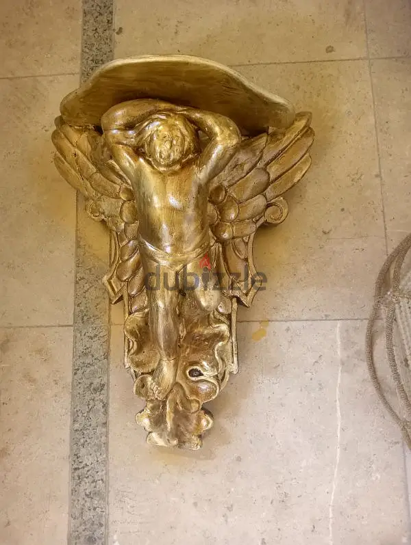 Antique Shelf, Length 50 cm, Width Approximately 40 cm
